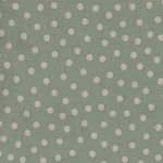 Stof Hannah Basic Spot 4512 479 Dusky Green/Cream