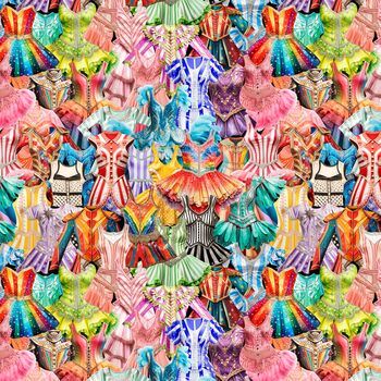 A Night At The Circus by Michael Miller11970 DDC11967Multi Circus Costume Collage