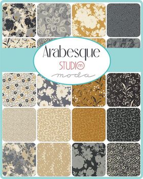 Arabesque by StudioM for MODA Fabrics Charm Pack Precut 5 Squares 33830PP