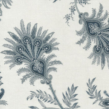 Breathtaking Blues by 3 Sisters for MODA Fabric M44401 11 Porcelain