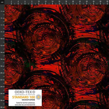 Cirkle Life 4545 Designed By Peter Parling for Stoffabrics Color 124