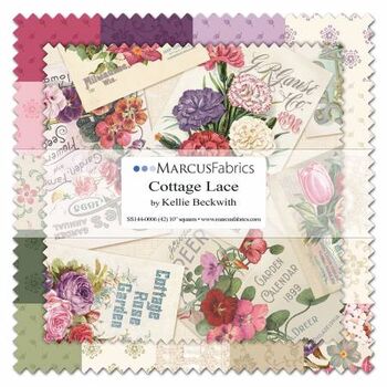 Cottage Lace by Kellie Beckwith for Marcus Fabrics 4210 Squares SS144 0006