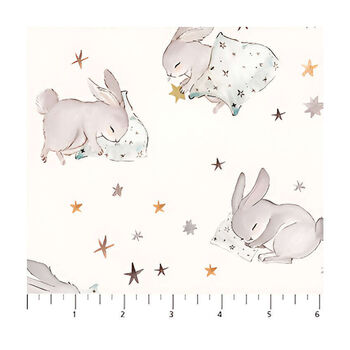 CottonTale by Bernadett Urbanovics for FIGO Fabrics 90948 Colour 11 Cream 