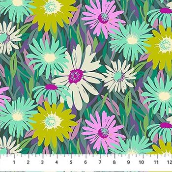 Daisy Crush by Heather Bailey for FIGO Fabrics 9128064 Unchained Midnight