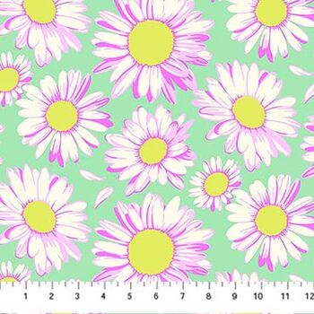 Daisy Crush by Heather Bailey for FIGO Fabrics 9128160 Sunshine Daisies Sky