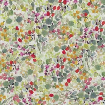 Fleur De Rose by Sue Zipkin for Clothworks Y476655 Multi 
