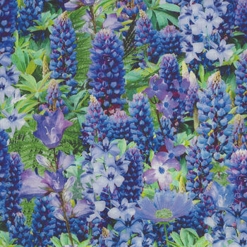 Fleur by Timeless Treasure Fabrics Digital CD2434 Lupin 