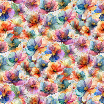 Flourish by Hoffman Spectrum Print X5625 130 Multi