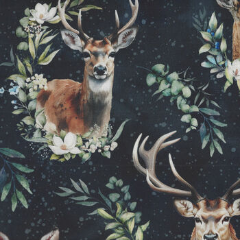Forest Fawn by Hoffman Spectrum Prints X5580 128 Midnight