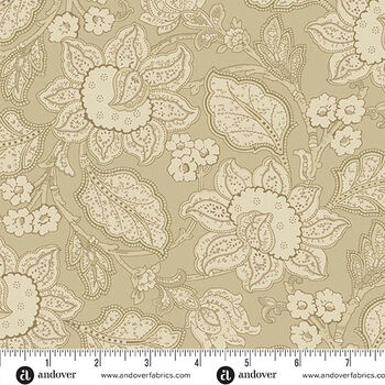 Forest Glen by Renee Nanneman for Andover 10054N Jacobean Coastal Tan