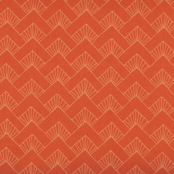 Foundation 2 for Windham Fabrics 54638  11 Orange Geometric
