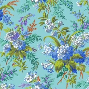 FreeSpirit Kaffe Fassett Collective August 2026 Jardin PWPJ141 Blue