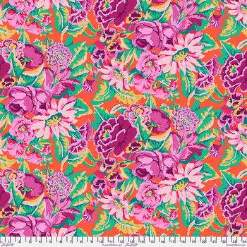 From The Archives by Kaffe Fassett Free Spirit PWGP012Magenta Floral Dance