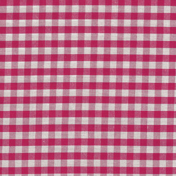 GINGHAM 14 Check 145cm 57 Wide by Devonstone DV2901 Red