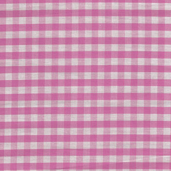 GINGHAM 14 Check 145cm 57 Wide by Devonstone DV2902 Pink