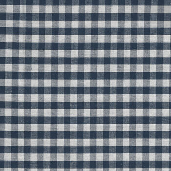 GINGHAM 14 Check 145cm 57 Wide by Devonstone DV2913 Navy