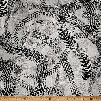 Hammer Down by Hoffman Spectrum Print HX5642 048 Grey