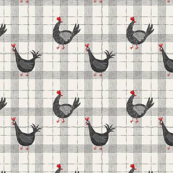 Hen House Chicken Plaid by JJ Design for Camelot Fabrics 5525010201