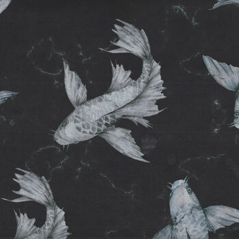 Hikari SF Design Studio for Stoffabrics Style MSD 2553 Blue Black 4504 108