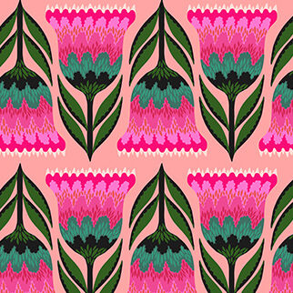 JUMPSTART by Anna Maria Parry Textiles AMT13023L Celosia Colour Punch