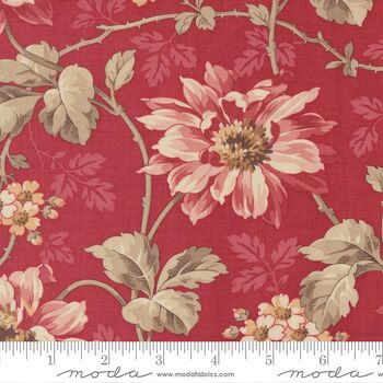 Joie De Vivre by French General for MODA Fabrics M1398012 Rouge Joie De Vivre by French General for MODA Fabrics M1398012 Rouge