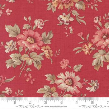 Joie De Vivre by French General for MODA Fabrics M1398113 Rouge Joie De Vivre by French General for MODA Fabrics M1398113 Rouge