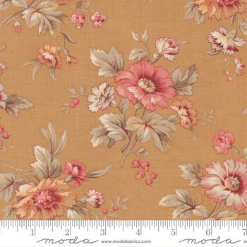 Joie De Vivre by French General for MODA Fabrics M1398114 Tea Joie De Vivre by French General for MODA Fabrics M1398114 Tea