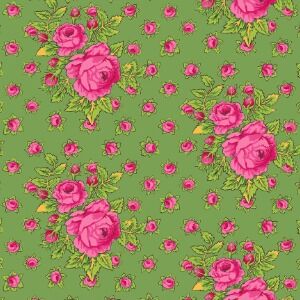 Kaffe Fassett Collective Feb 2026 ROSIE Free Spirit Fabric PWGP212 Green