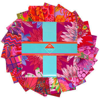 Kaffe Fassett Collective For Free Spirit FB610GP Ruby 10 Charm42pcs 812 