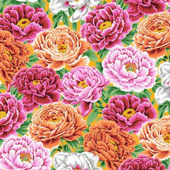 Kaffe Fassett Collective For Free Spirit Tibetan Peony PWPJ136 WARM 
