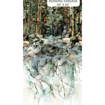 Lone Wolf by Deborah Edwards Northcott Fabrics DP27182 Color 66