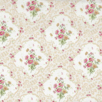 Love At First Sight Printed By Yuwa Made In Japan 826647 Col A Beige