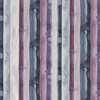 Meadow At Dusk by P+B Fabrics MDUS 05539 Colour MU Plum