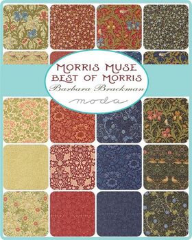 Morris Muse by Barbara Brackman for MODA Precut 10 x 10 42 Pieces 13380LC