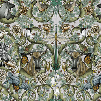 Mythic Forest MultiGray by BENARTEX STUDIO Item  17198W98B 108 Wide