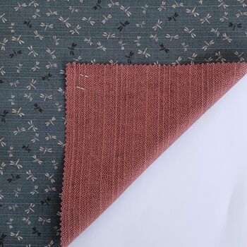 OZE Double Sided Cotton Japanese 6661022 Col 102 TealRed