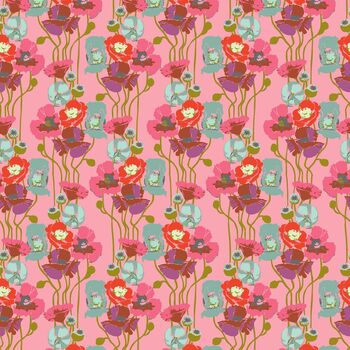 Overdressed by Anna Maria Textiles AMT15123V Pouring Poppies Haze