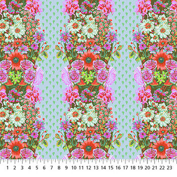Perennial Borders by Anna Maria Textiles Beataand39s Garden AMT13778V Seafoam