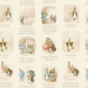 Peter Rabbit and Benjamin Bunny Story Time CD17252 Cream