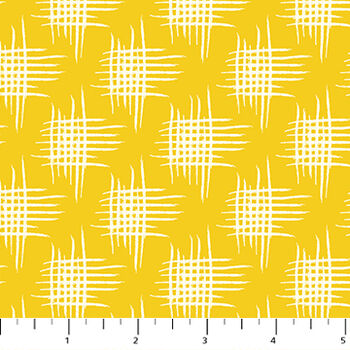 Pop Sugar by Heather Bailey for FIGO Pattern Woven 9206250 Lemon