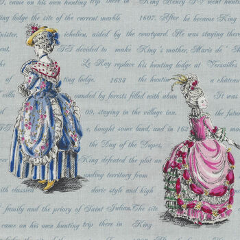 Quiltgate Made In Japan RU2510H  11C Blue Antique Ladies