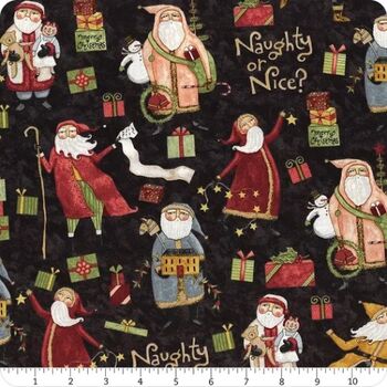 Riley Blake Designs Naughty or Nice C16260 Colour Black