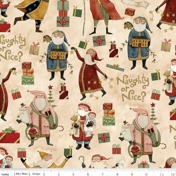 Riley Blake Designs Naughty or Nice C16260 Colour Parchment