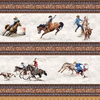 Rodeo Dreams for Hoffman Spectrum Print Fabrics W5529 761 Rodeo