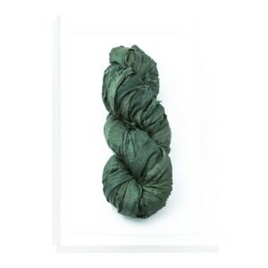 Sari Silk Ribbon 50gr Hank Colour Green