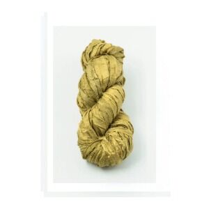 Sari Silk Ribbon 50gr Hank Colour Olive