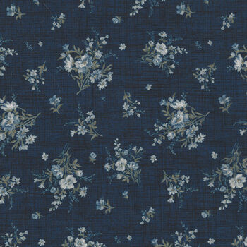 Sevenberry Made in Japan 850524 Col 5 Design 1 Navy Flower