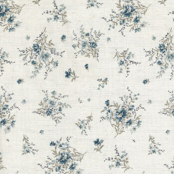 Sevenberry Made in Japan 850524 col 4 Design Blue Flower Bunch