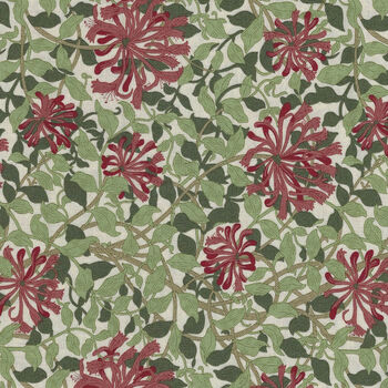 Suffolk Holiday Collection by Morris and Co SM Honeysuckle PWWM120 Madder Leaf