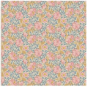 TILDA Songbird Cotton Fabric Flora Blue 100654